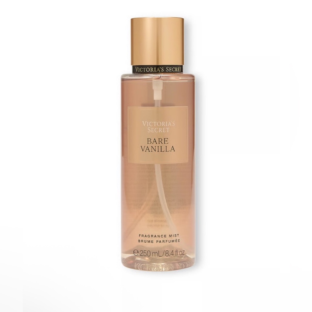 Victoria's Secret Bare Vanilla Fragrance Mist - Peachy Gold Bottle 8.4 fl oz
